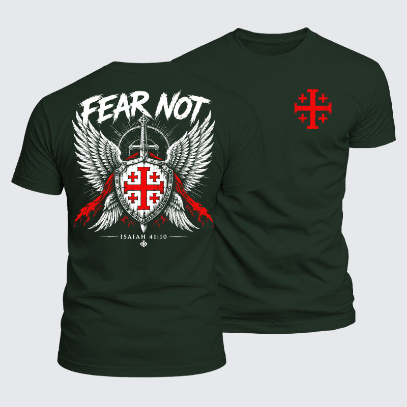 Luxe Mercerized Cotton Tee - Fear Not