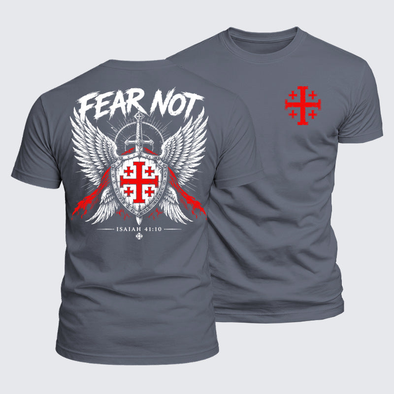 Luxe Mercerized Cotton Tee - Fear Not