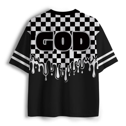 God Is Good All The Time  Christian Mesh Jersey