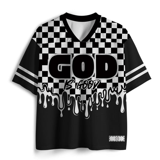 God Is Good All The Time  Christian Mesh Jersey