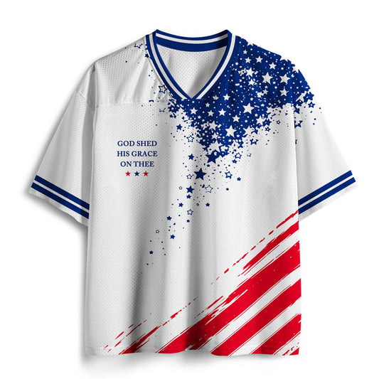 God Shed His Grace On Thee  Christian Mesh Jersey