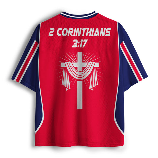 Freedom In Christ  Christian Mesh Jersey