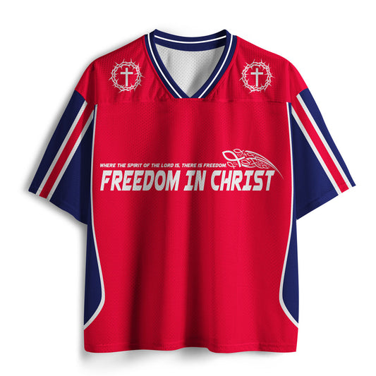 Freedom In Christ  Christian Mesh Jersey