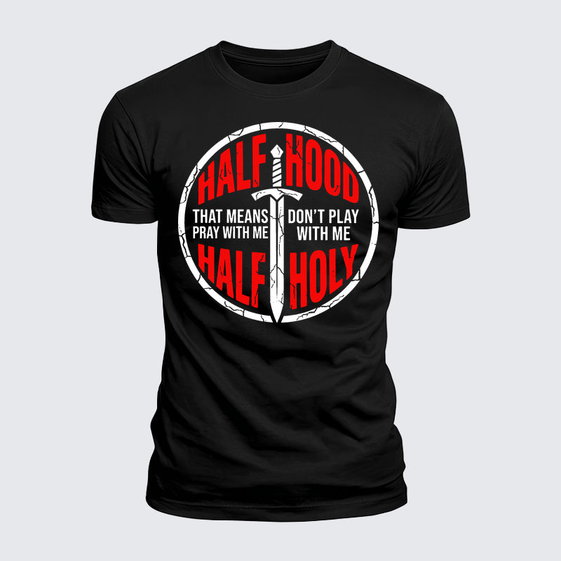 Luxe Mercerized Cotton Tee - Half Hood Half Holy