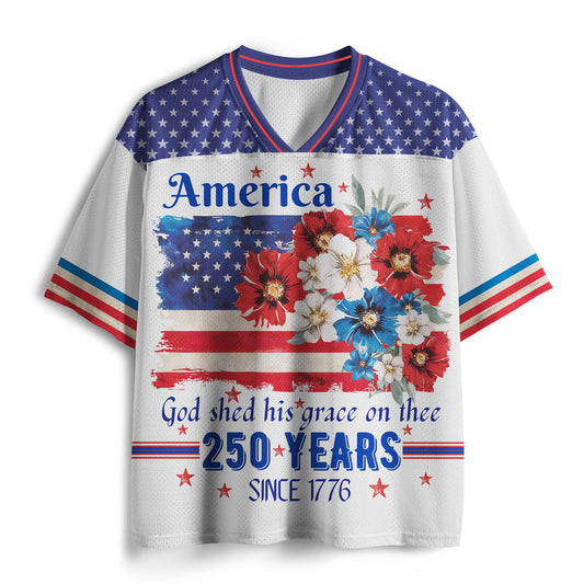 God Shed His Grace On Thee Christian Mesh Jersey