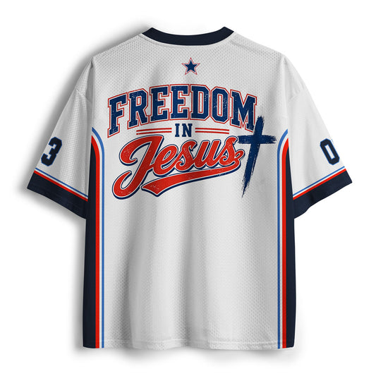 Freedom In Jesus Christian Mesh Jersey