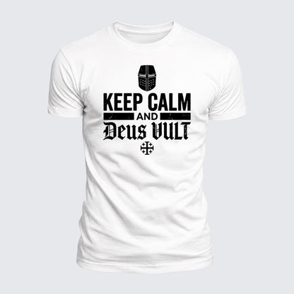 Luxe Mercerized Cotton Tee - Deus Vult