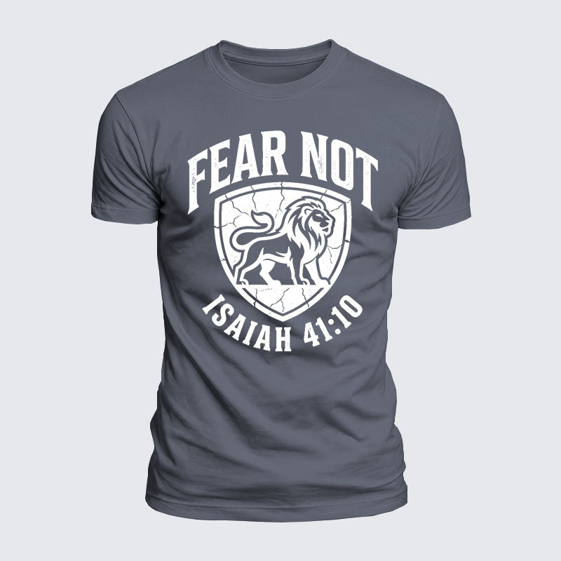 Luxe Mercerized Cotton Tee - Fear Not Isaiah 41:10