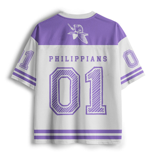 God Is Still Working On Me Christian Mesh Jersey