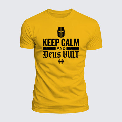 Luxe Mercerized Cotton Tee - Deus Vult