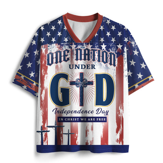 One Nation Under God Christian Mesh Jersey