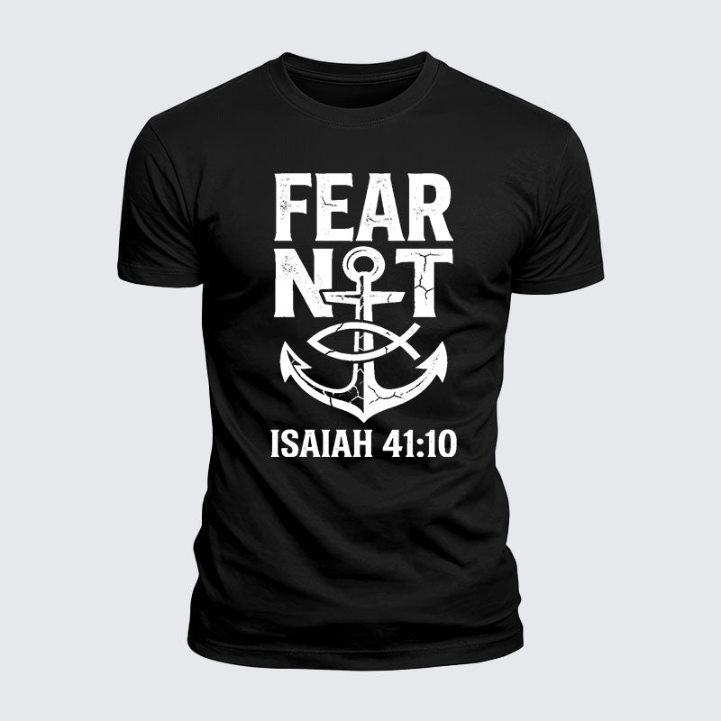 Luxe Mercerized Cotton Tee - Fear Not Isaiah 41:10