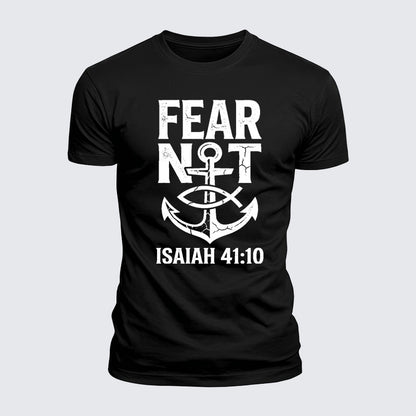 Luxe Mercerized Cotton Tee - Fear Not Isaiah 41:10