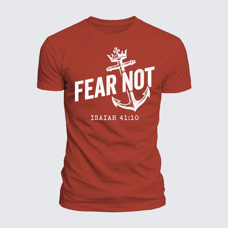Luxe Mercerized Cotton Tee - Fear Not Isaiah 41:10
