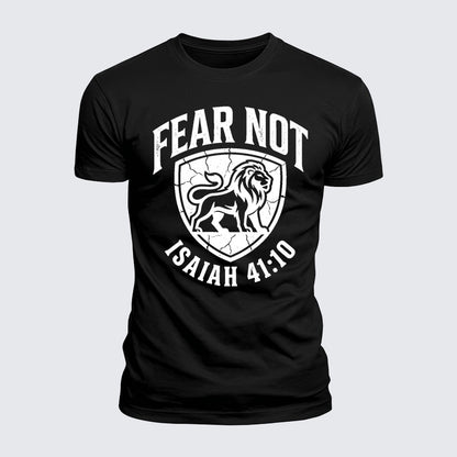 Luxe Mercerized Cotton Tee - Fear Not Isaiah 41:10