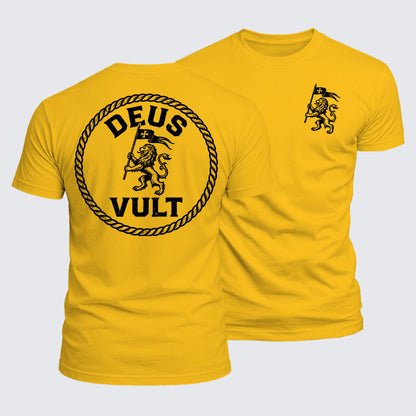 Luxe Mercerized Cotton Tee - Deus Vult