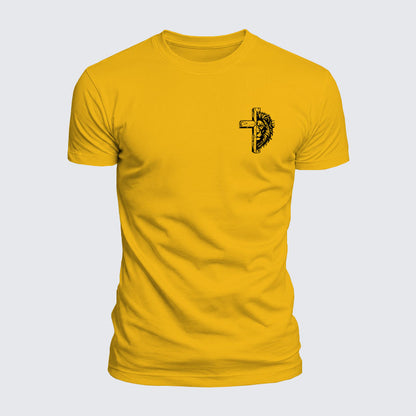 Luxe Mercerized Cotton Tee - Cross Lion