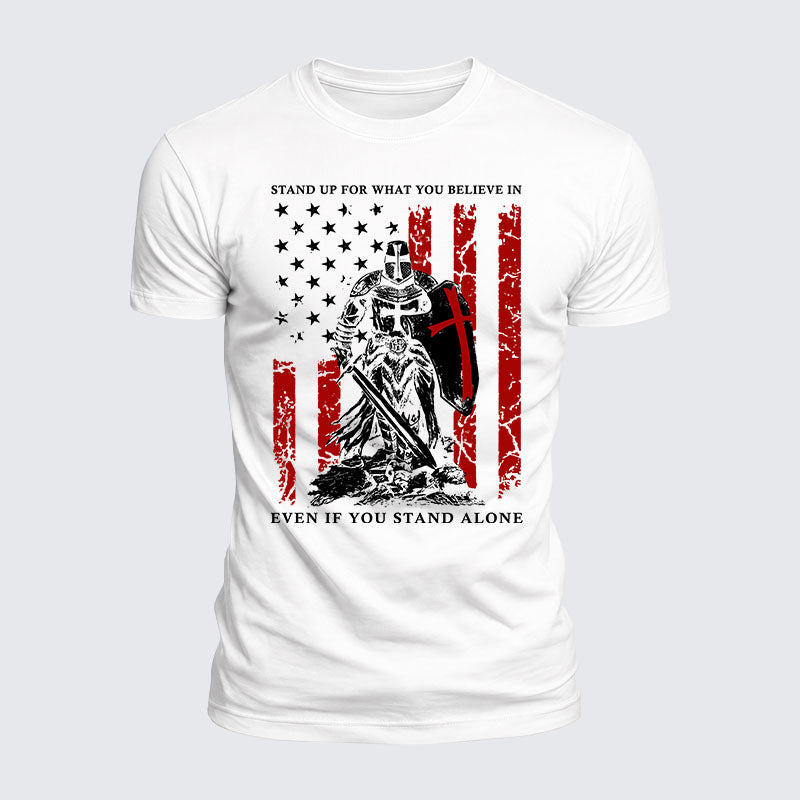 Luxe Mercerized Cotton Tee -  Stand Up For What You Believe