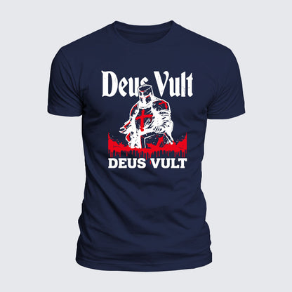 Luxe Mercerized Cotton Tee - Deus Vult