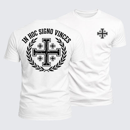 Luxe Mercerized Cotton Tee - In Hoc Signo Vinces