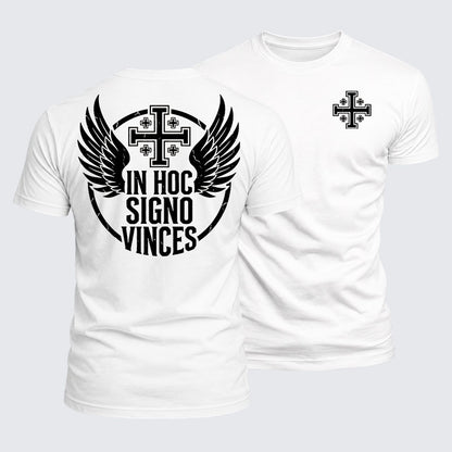 Luxe Mercerized Cotton Tee - In Hoc Signo Vinces