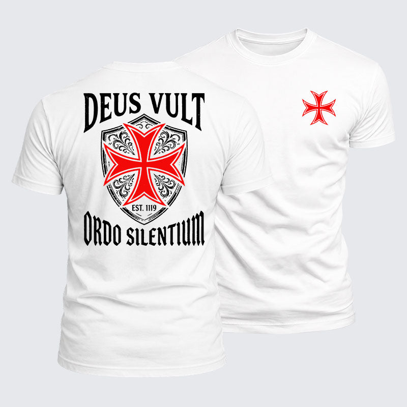 Luxe Mercerized Cotton Tee - Deus Vult