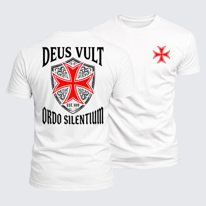 Luxe Mercerized Cotton Tee - Deus Vult