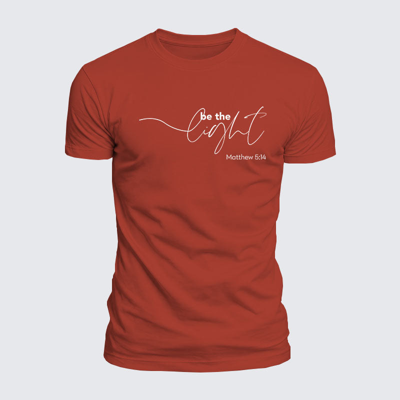 Luxe Mercerized Cotton Tee - Be The Light
