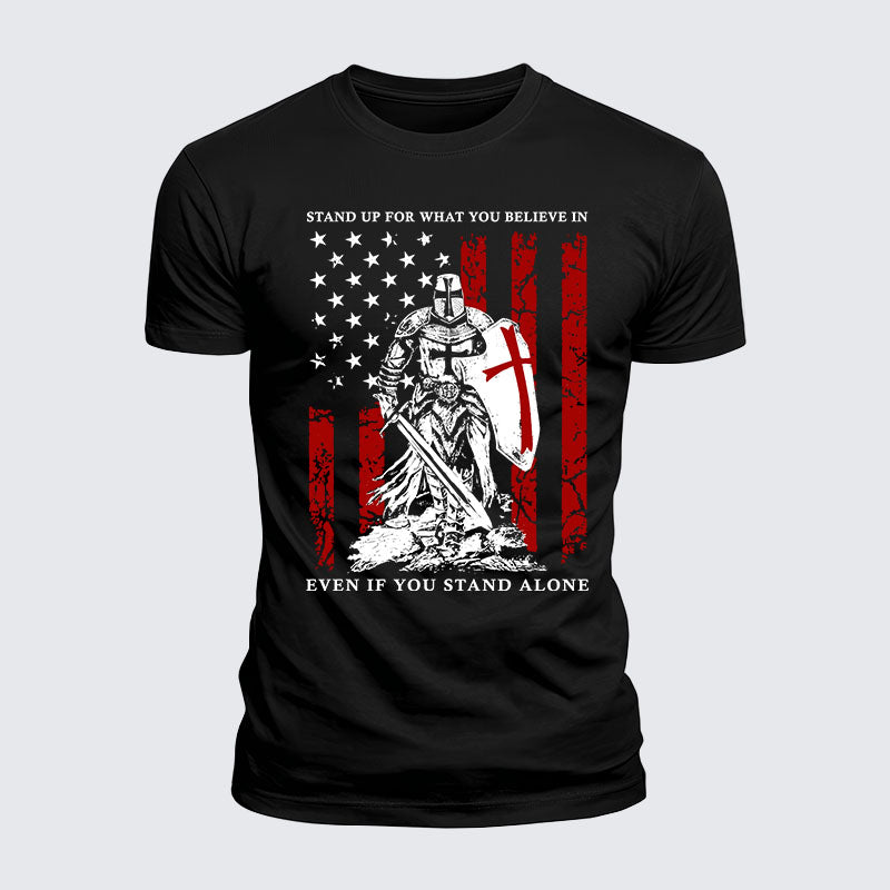 Luxe Mercerized Cotton Tee - Stand Up For What You Believe