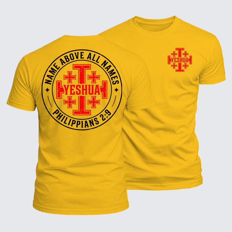 Luxe Mercerized Cotton Tee -  Yeshua Name Above All Names