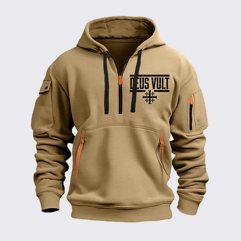 Zipper Hoodies - Deus Vult