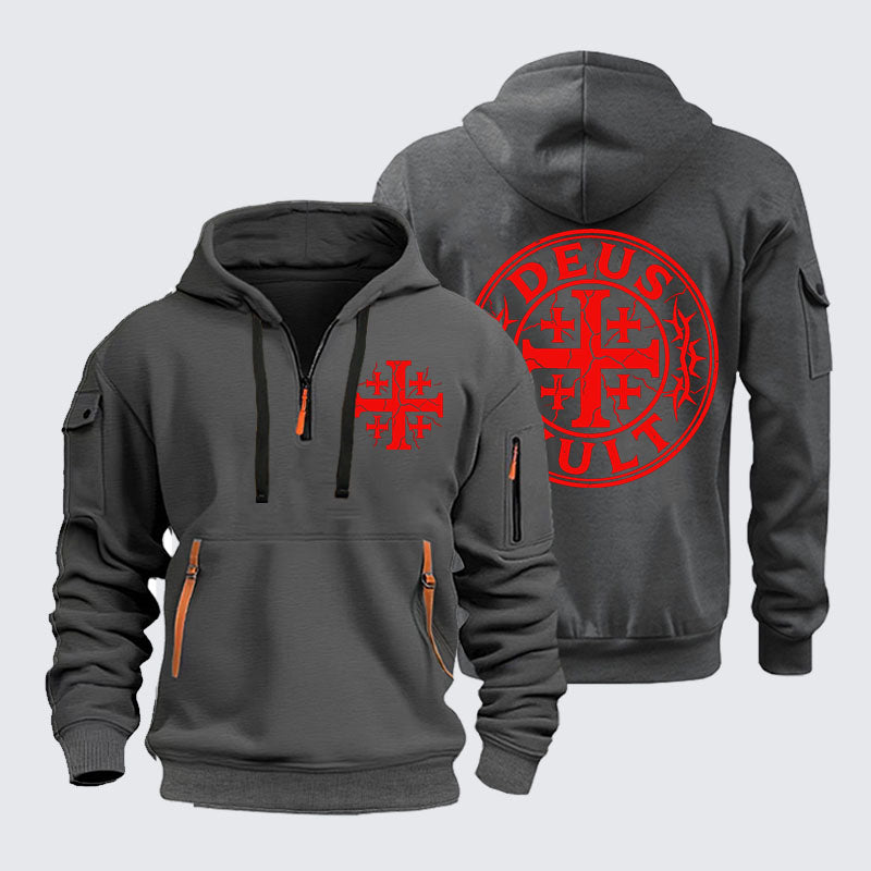 Zipper Hoodies - Deus Vult