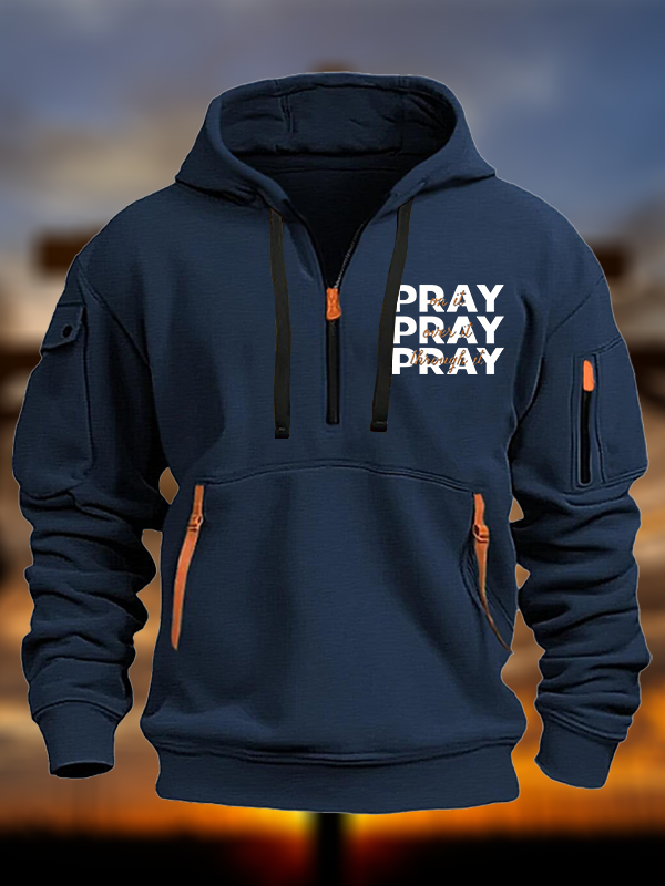 Pray Jesus God Christian Zipper Hoodies