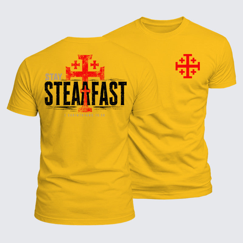 Luxe Mercerized Cotton Tee - Stay Steadfast