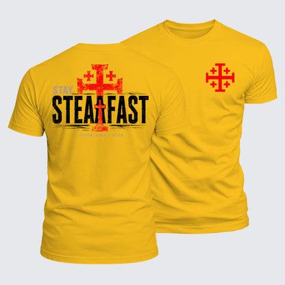 Luxe Mercerized Cotton Tee - Stay Steadfast