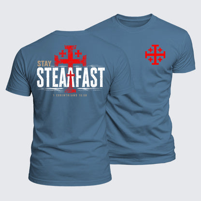 Luxe Mercerized Cotton Tee - Stay Steadfast