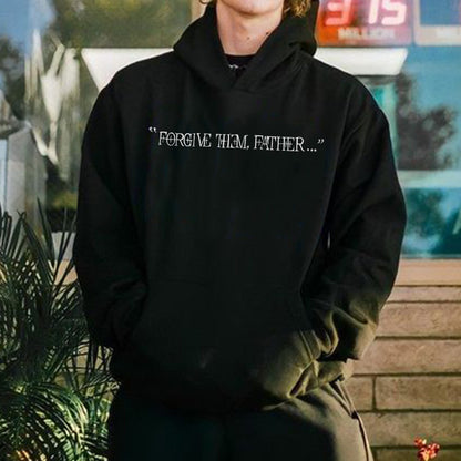 Forgive Them,Father Bible Verses Print Hoodie