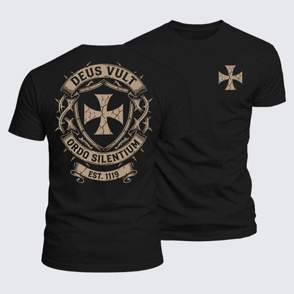 Luxe Mercerized Cotton Tee - Deus Vult