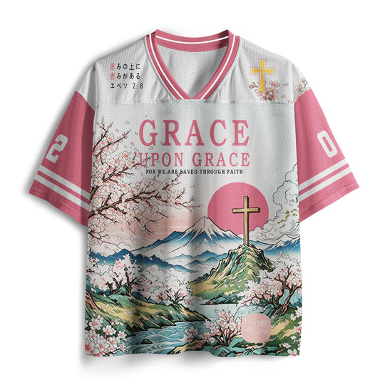 Grace Upon Grace Christian Mesh Jersey