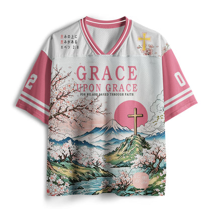 Grace Upon Grace Christian Mesh Jersey
