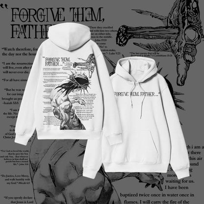 Forgive Them,Father Bible Verses Print Hoodie