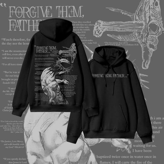 Forgive Them,Father Bible Verses Print Hoodie