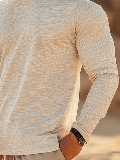 Men's Outdoor Sun Protection Cool Hooded Sun Protection Long Sleeve Top
