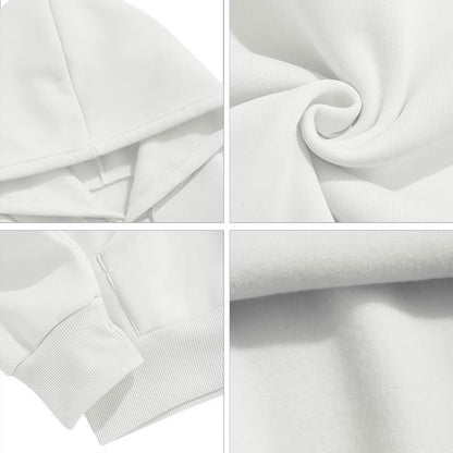 Modern Style Jesus He'll Be There For You Fleece Lined Polyester Hoodie