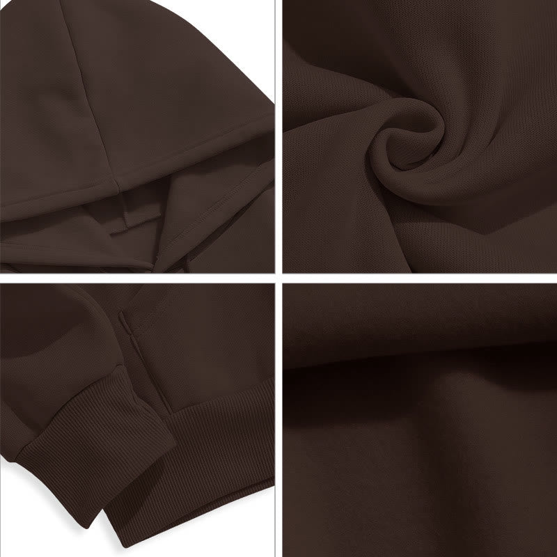 Classic Style Sacred Trinity Unity Fleece Lined Polyester Hoodie