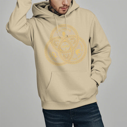 Classic Style Sacred Trinity Unity Fleece Lined Polyester Hoodie