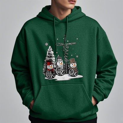 Colored Style Faith Hope Love Christmas Fleece Lined Polyester Hoodie