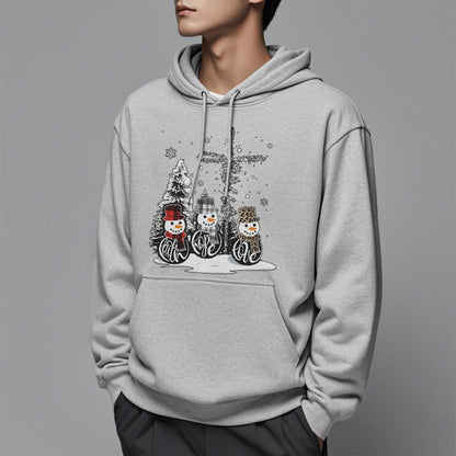 Colored Style Faith Hope Love Christmas Fleece Lined Polyester Hoodie