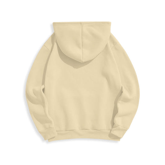 Modern Colored Style Last Supper in God's Hands Fleece Lined Polyester Hoodie