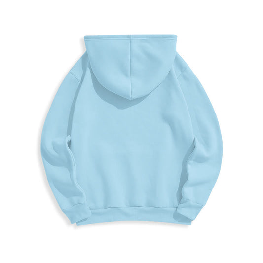 Quotation Style The Man With Fire in His Eyes Fleece Lined Polyester Hoodie